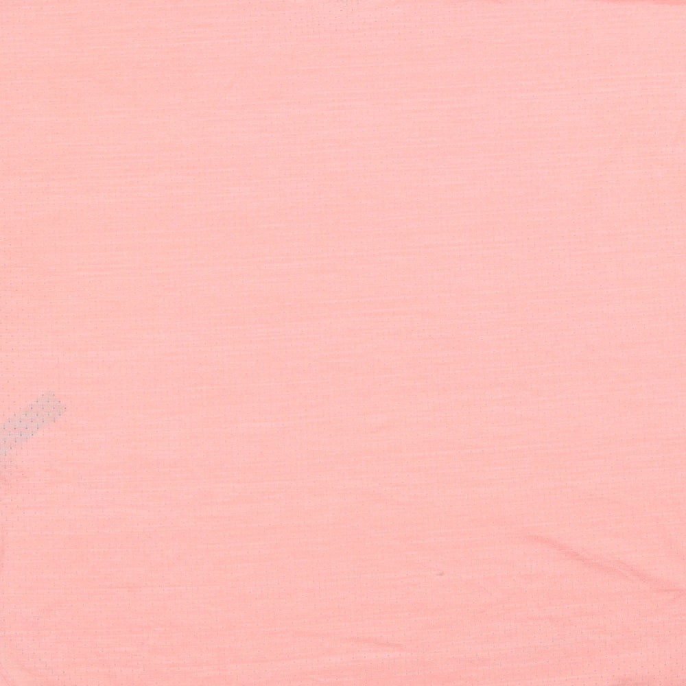 Dunnes Stores Womens Pink Polyester Basic T-Shirt Size M Crew Neck