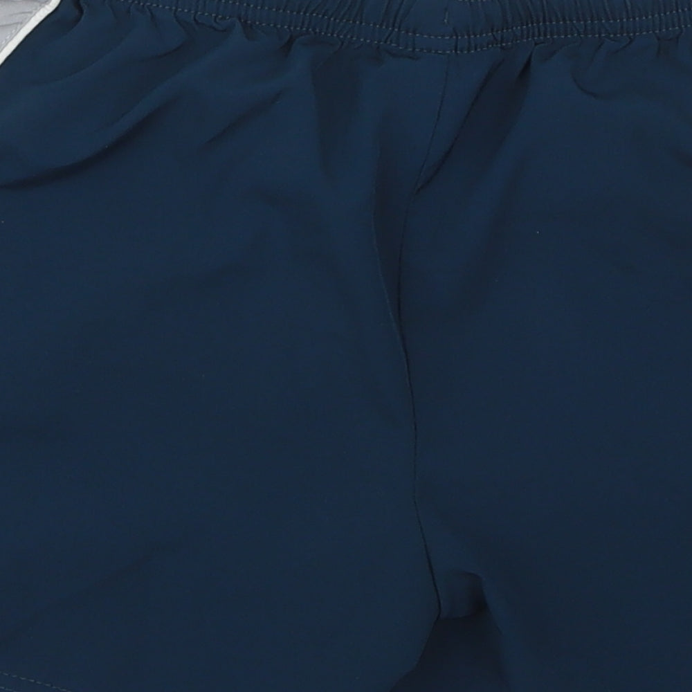 A-League Boys Blue Polyester Utility Shorts Size 10 Years Regular Drawstring - Melbourne Victory FC