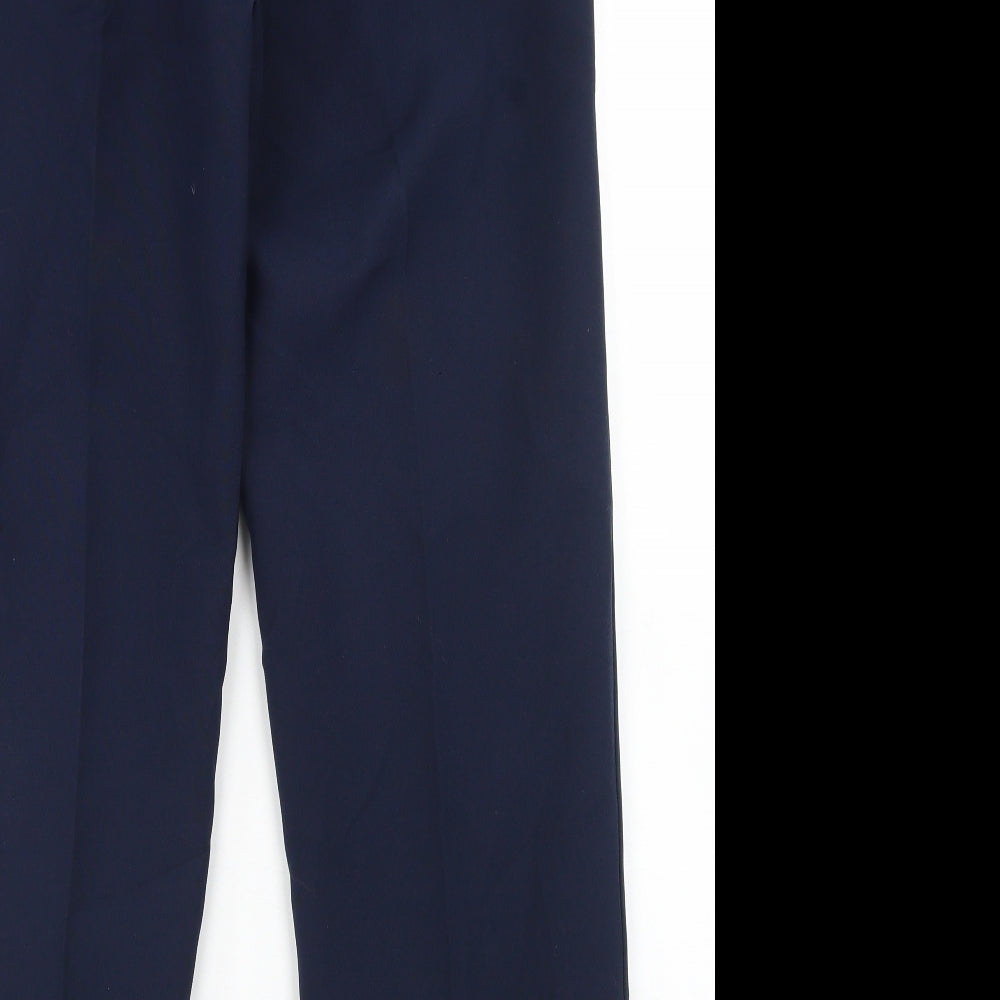 Amber Womens Blue Polyester Dress Pants Trousers Size 10 L28 in Regular