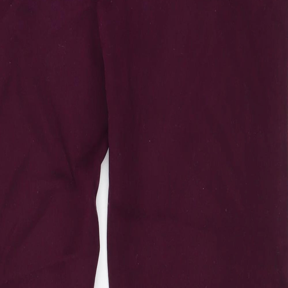 Love, Fire Womens Purple Cotton Skinny Jeans Size 10 L28 in Slim Zip