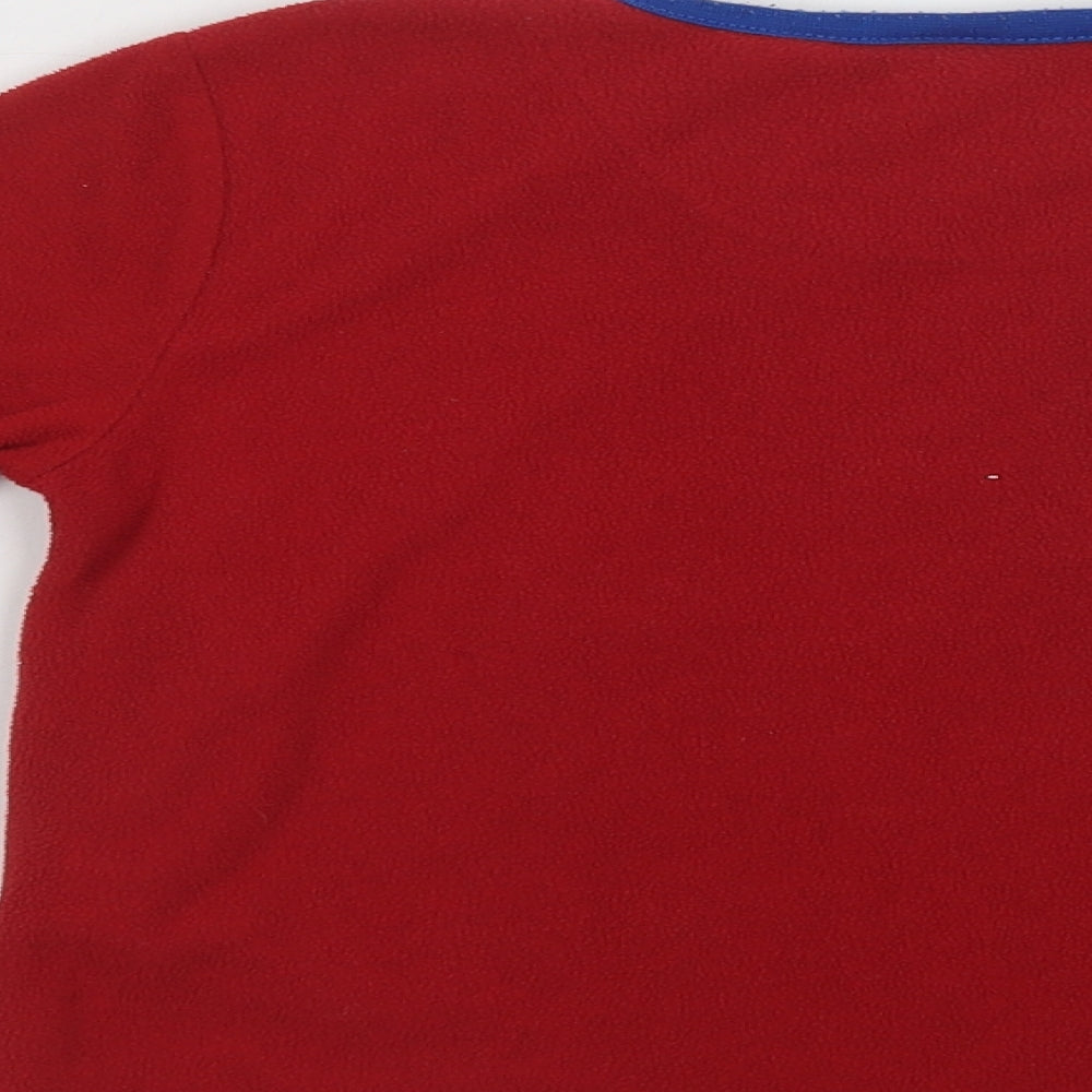 Primark Boys Red Polyester Pyjama Top Size 4-5 Years - Spider-Man