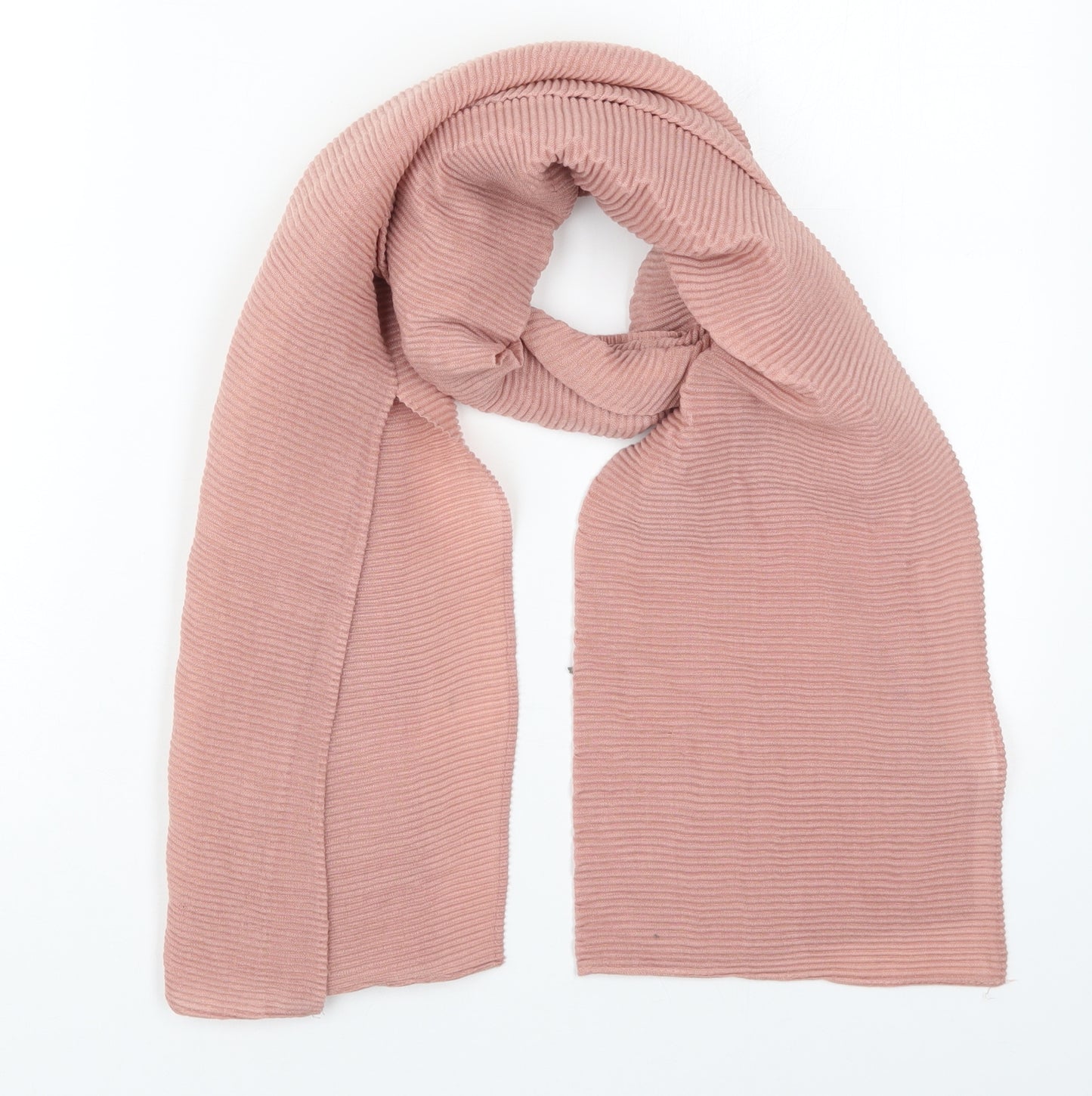 Preworn Womens Pink Viscose Scarf