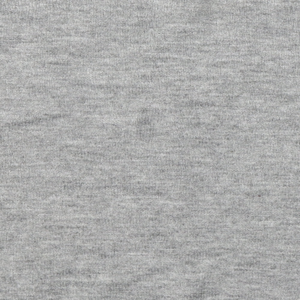 New Look Womens Grey Acrylic Basic Blouse Size L Round Neck - jewl detail