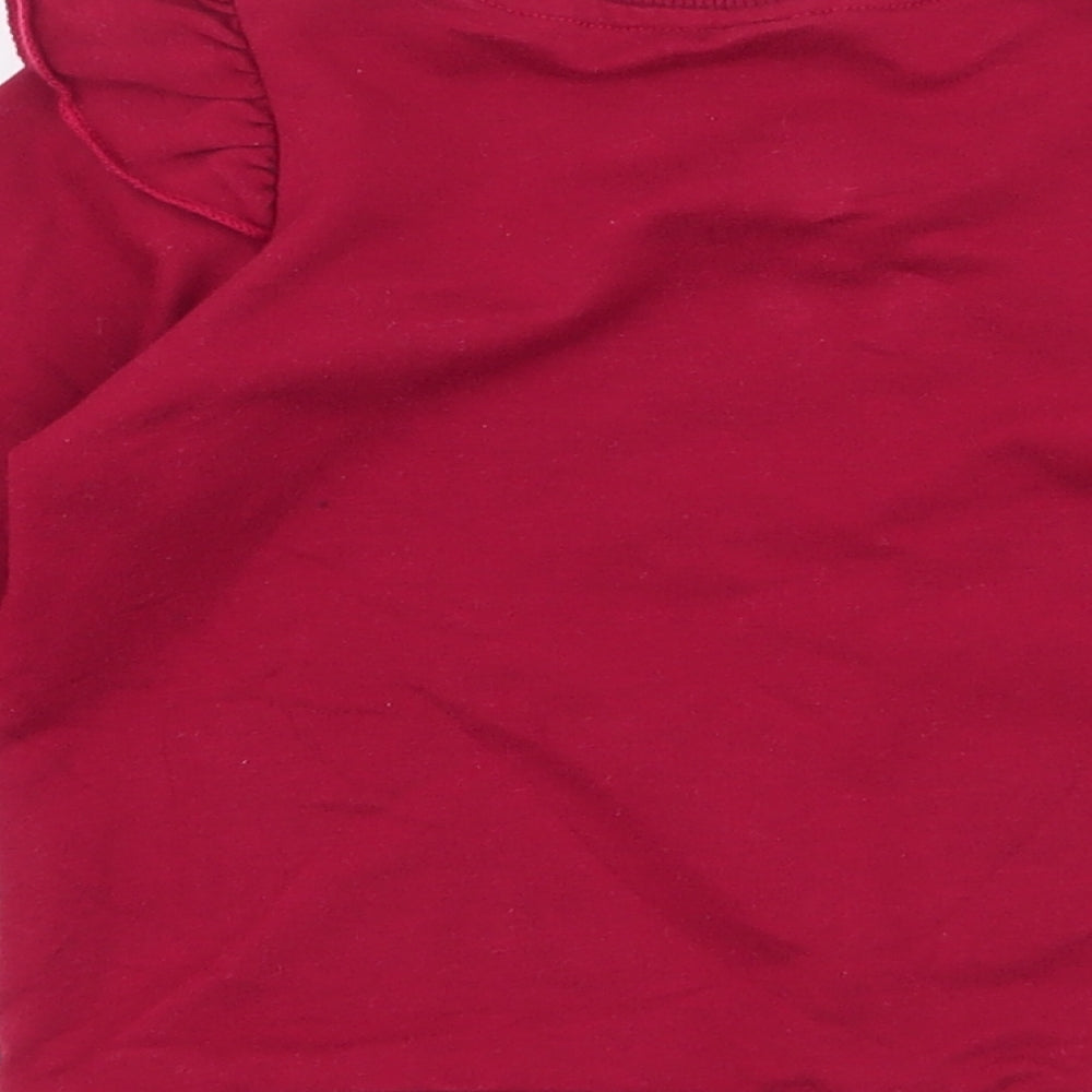 SheIn Girls Red Polyester Pullover Sweatshirt Size 3 Years Pullover - little miss sassy pants