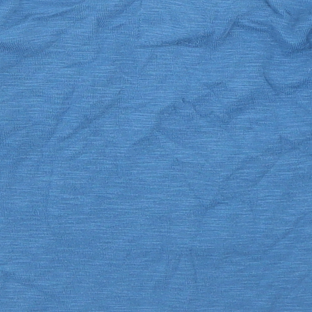 NEXT Boys Blue Cotton Basic T-Shirt Size 2-3 Years Crew Neck - Chest Pocket