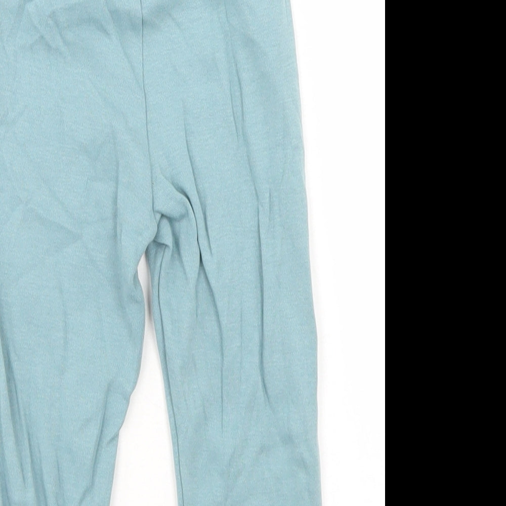 Lupilu Girls Blue Cotton Jogger Trousers Size 6-9 Months