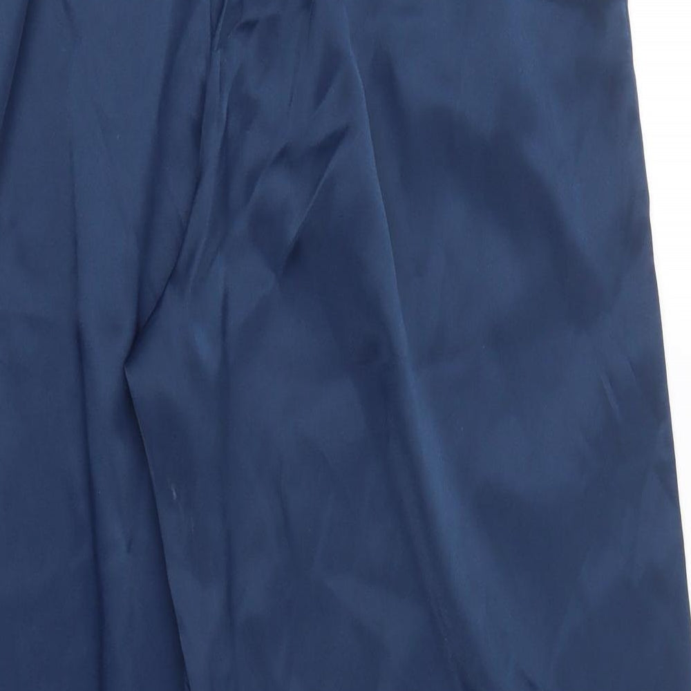 Preworn Womens Blue Polyester Trousers Size L L26 in Regular - Pyjama Pants