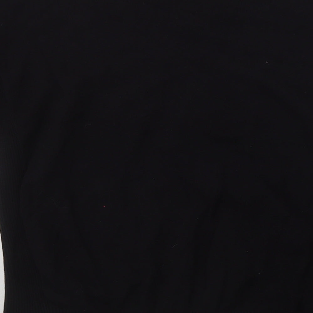 Matalan Mens Black V-Neck Cotton Pullover Jumper Size M