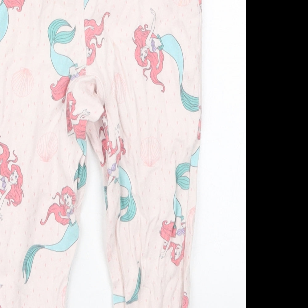 Cotton On Girls Pink Cotton Sweatpants Trousers Size 2 Years Regular - Ariel Pyjama Pants