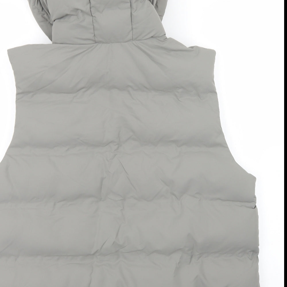 Primark Womens Grey Gilet Coat Size XL Zip