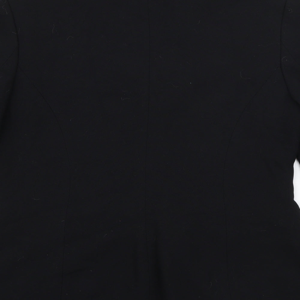 BHS Womens Black Jacket Blazer Size 10 - Butterfly