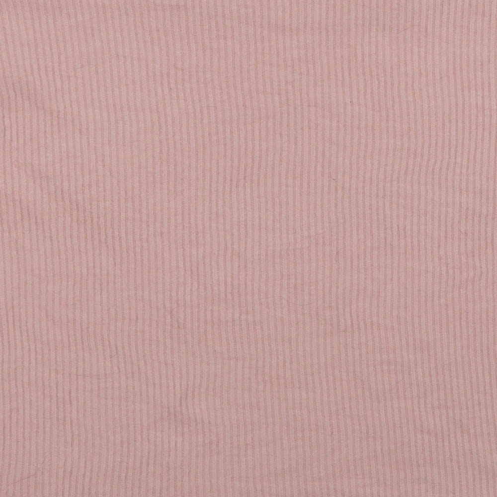New Look Womens Pink Crew Neck Polyester Shrug Jumper Size M