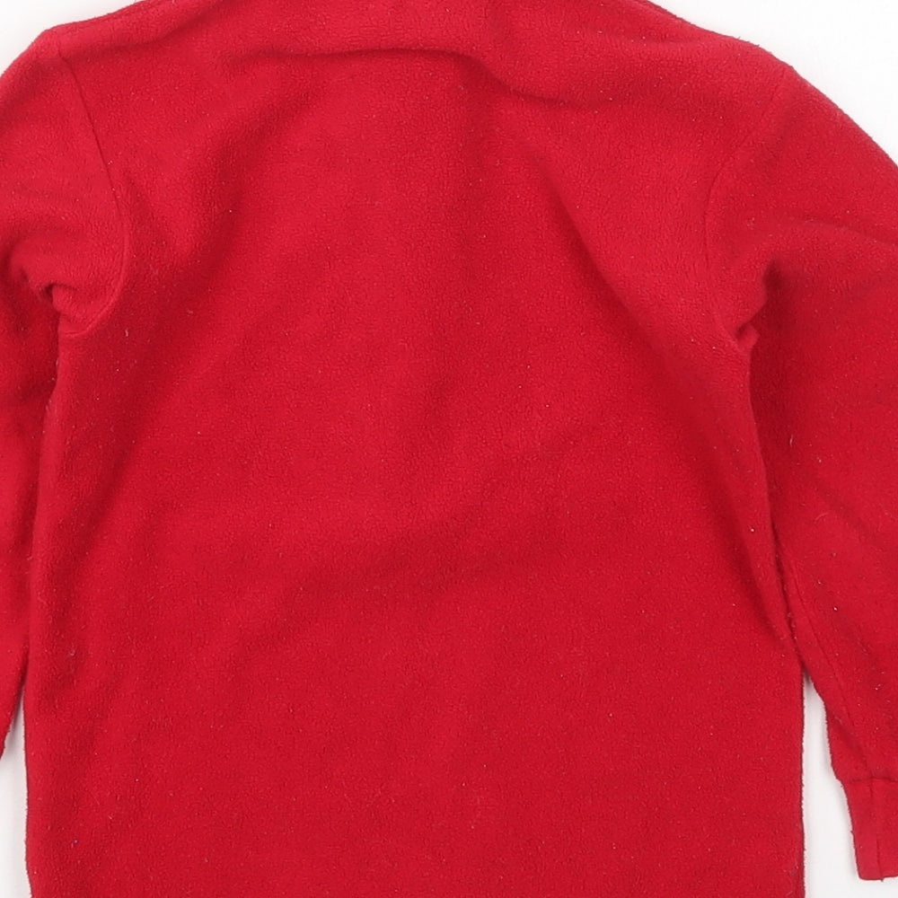 Salomon Boys Red Jacket Size 2-3 Years Zip