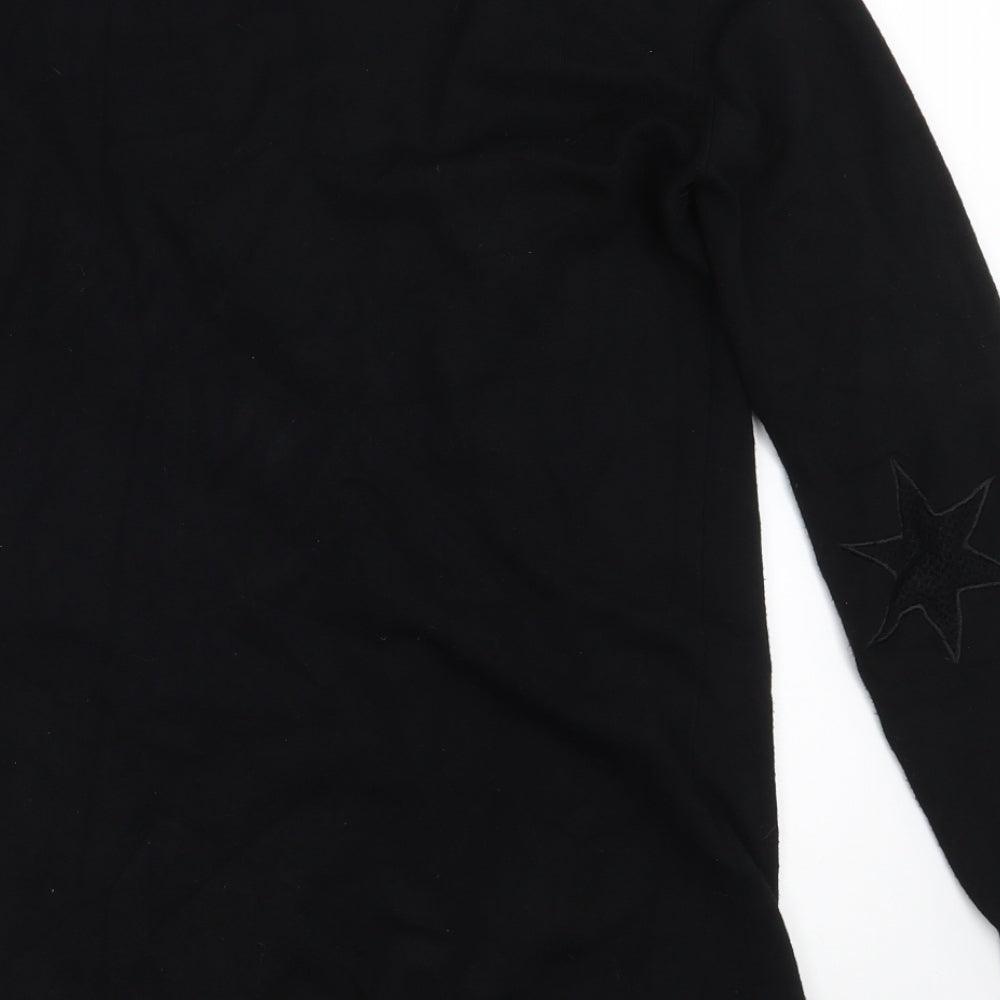 CULTURE Womens Black V-Neck Viscose Cardigan Jumper Size M