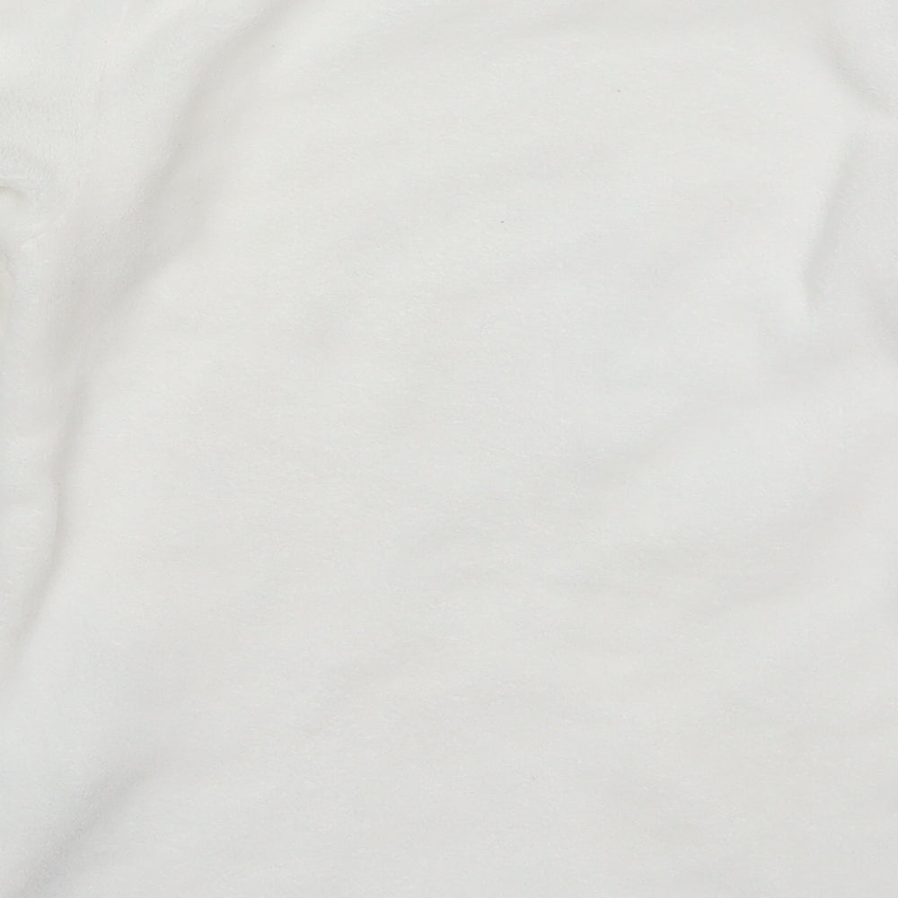 Avon Girls White Solid Polyester Top Pyjama Top Size 9-10 Years Pullover - Unicorn Born to Sparkle