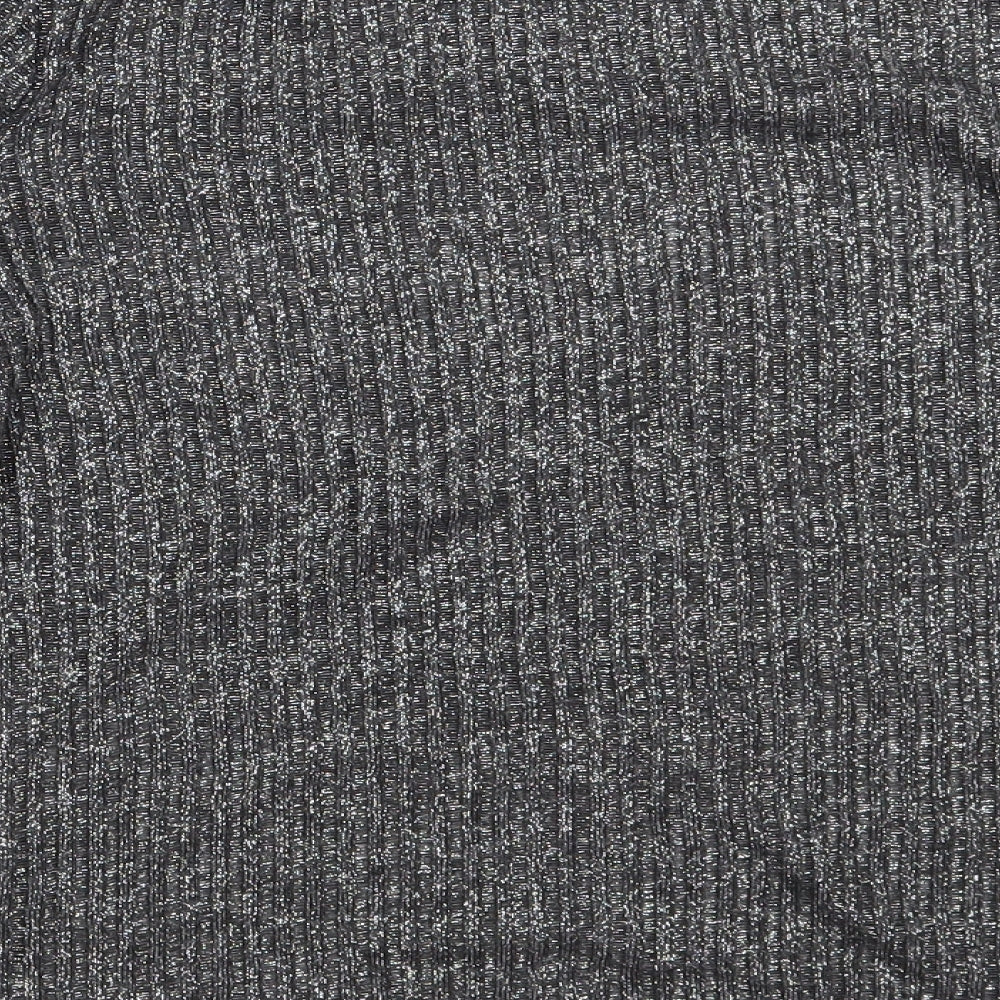 Marks and Spencer Womens Black Polyester Pullover Sweatshirt Size 14