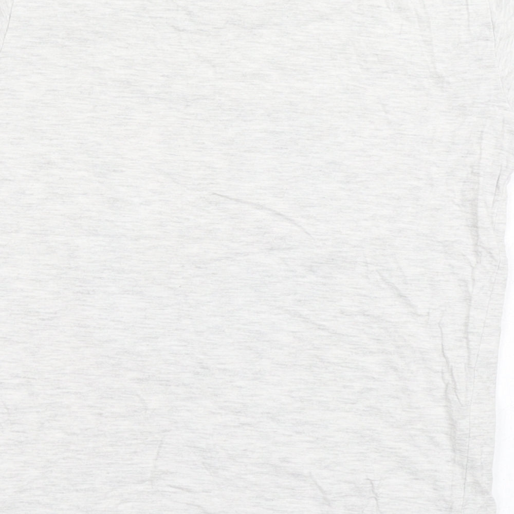 Dunnes Stores Boys Grey Cotton Basic T-Shirt Size 6 Years Round Neck Pullover - Dinosaur