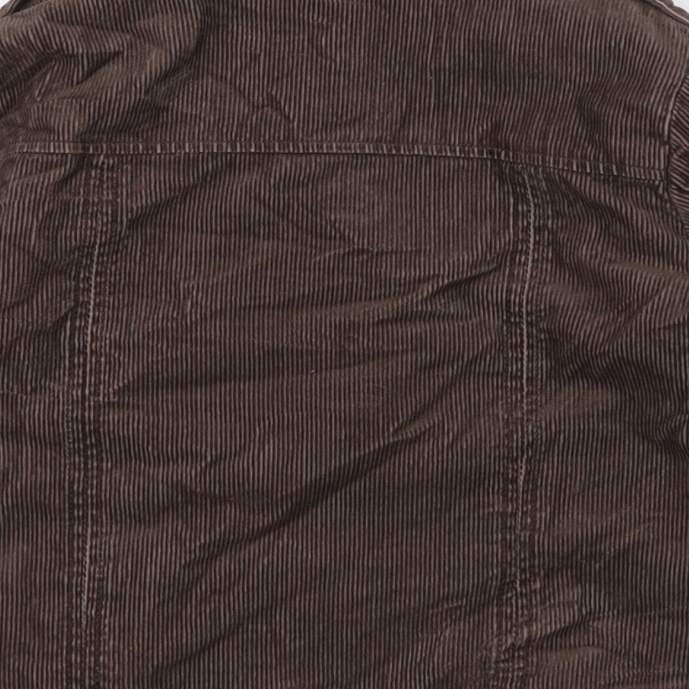 NEXT Boys Brown Jacket Size 3-4 Years Button