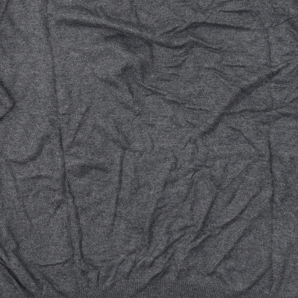 Marks and Spencer Mens Grey Cotton Pullover Sweatshirt Size L
