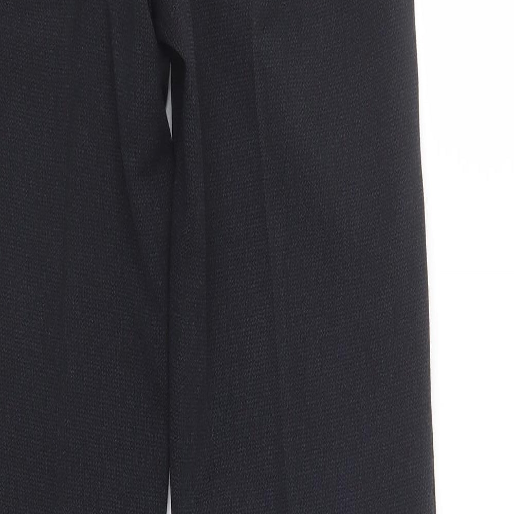 Papaya Womens Blue Polyester Dress Pants Trousers Size 8 L30 in Regular Hook & Eye