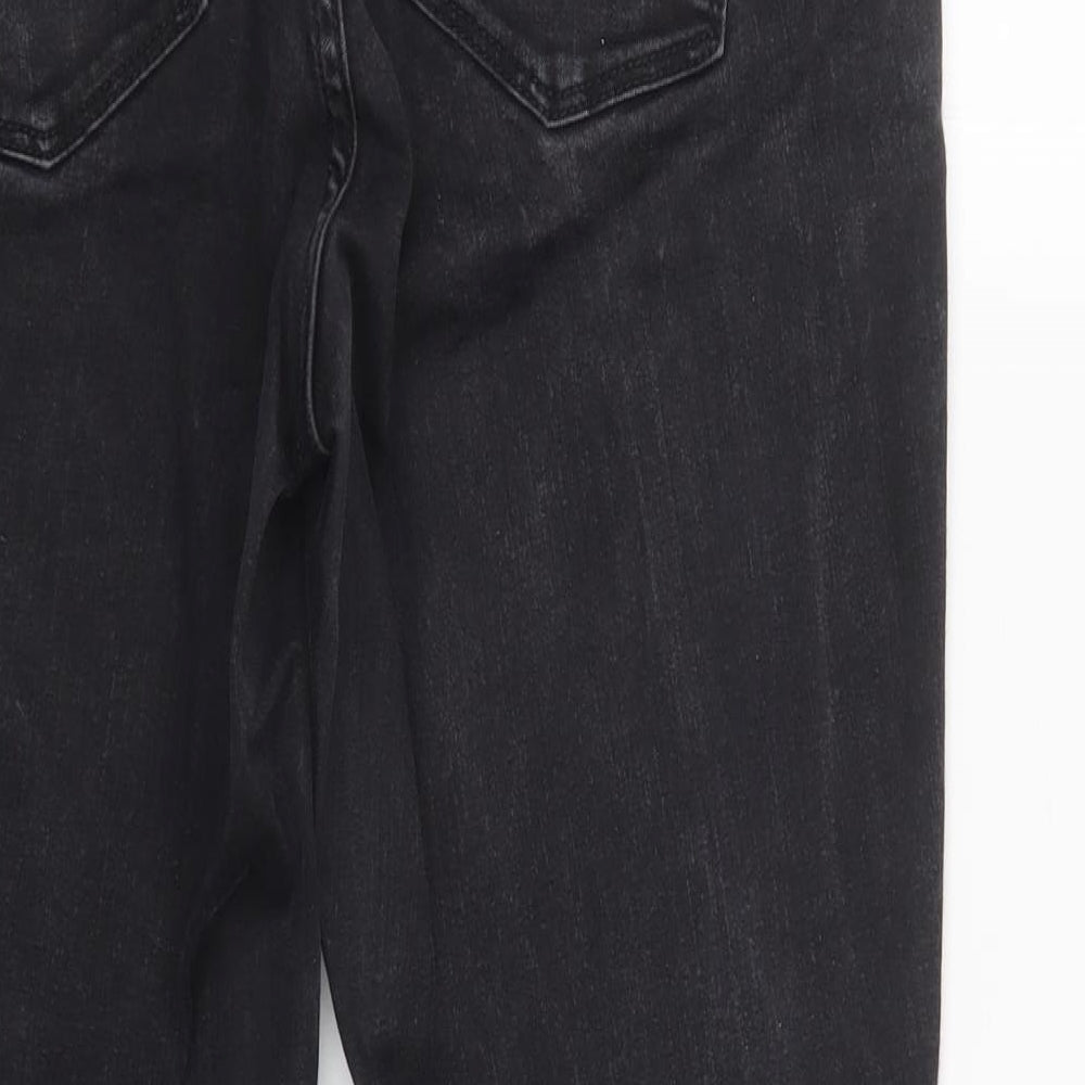Gap Womens Grey Cotton Skinny Jeans Size 32 L28 in Regular Button