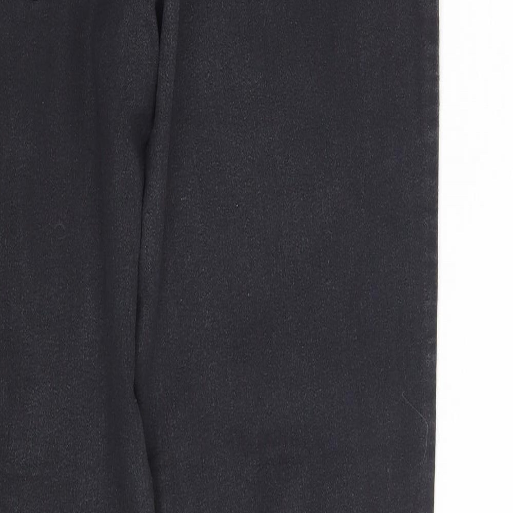 Marks and Spencer Womens Black Cotton Jegging Jeans Size 12 L30 in Slim