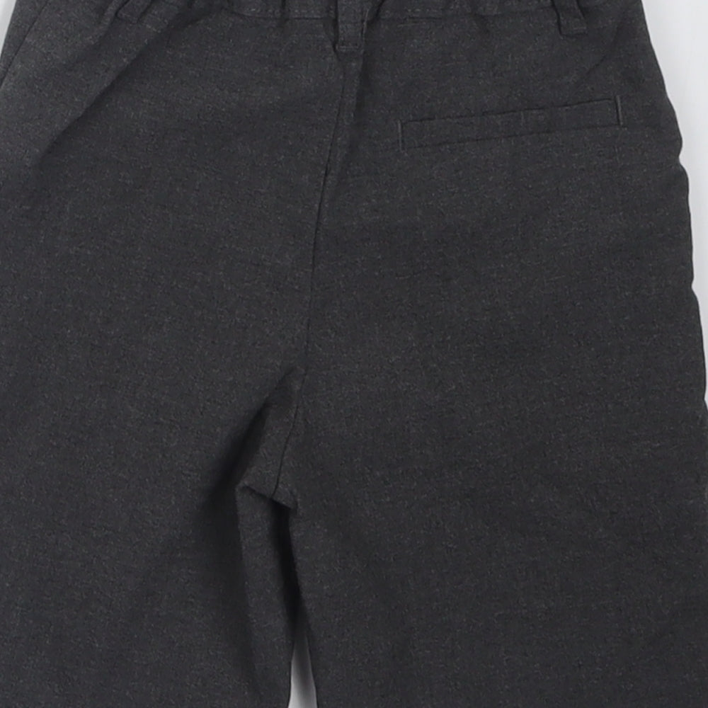 Marks and Spencer Boys Grey Polyester Bermuda Shorts Size 3-4 Years Regular - School Wear