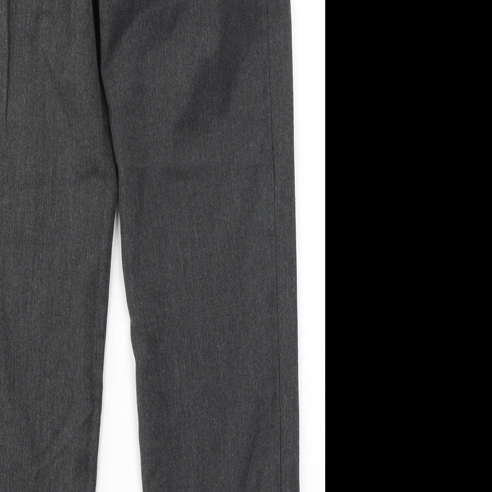 Dunnes Stores Boys Grey Polyester Bloomer Trousers Size 11-12 Years Regular Button