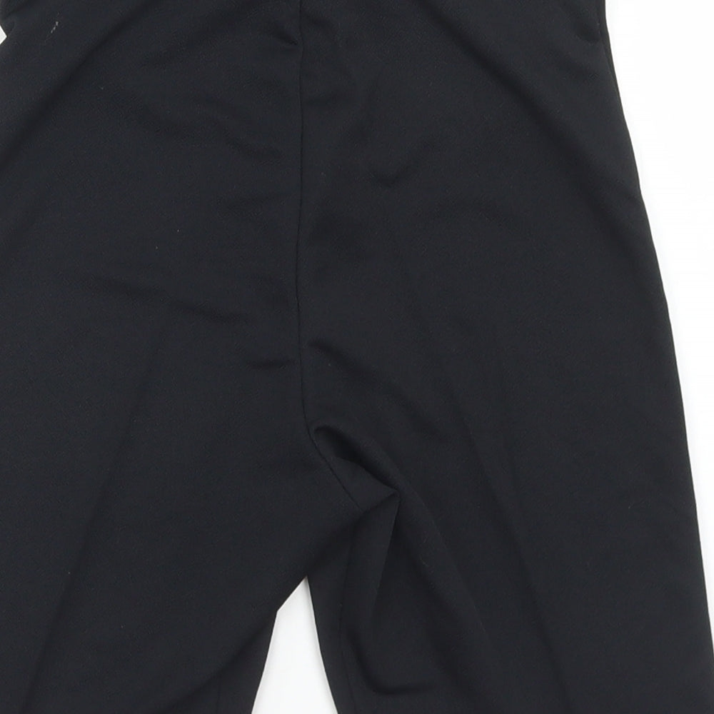 Boohoo Womens Black Polyester Biker Shorts Size 6 L8 in Regular