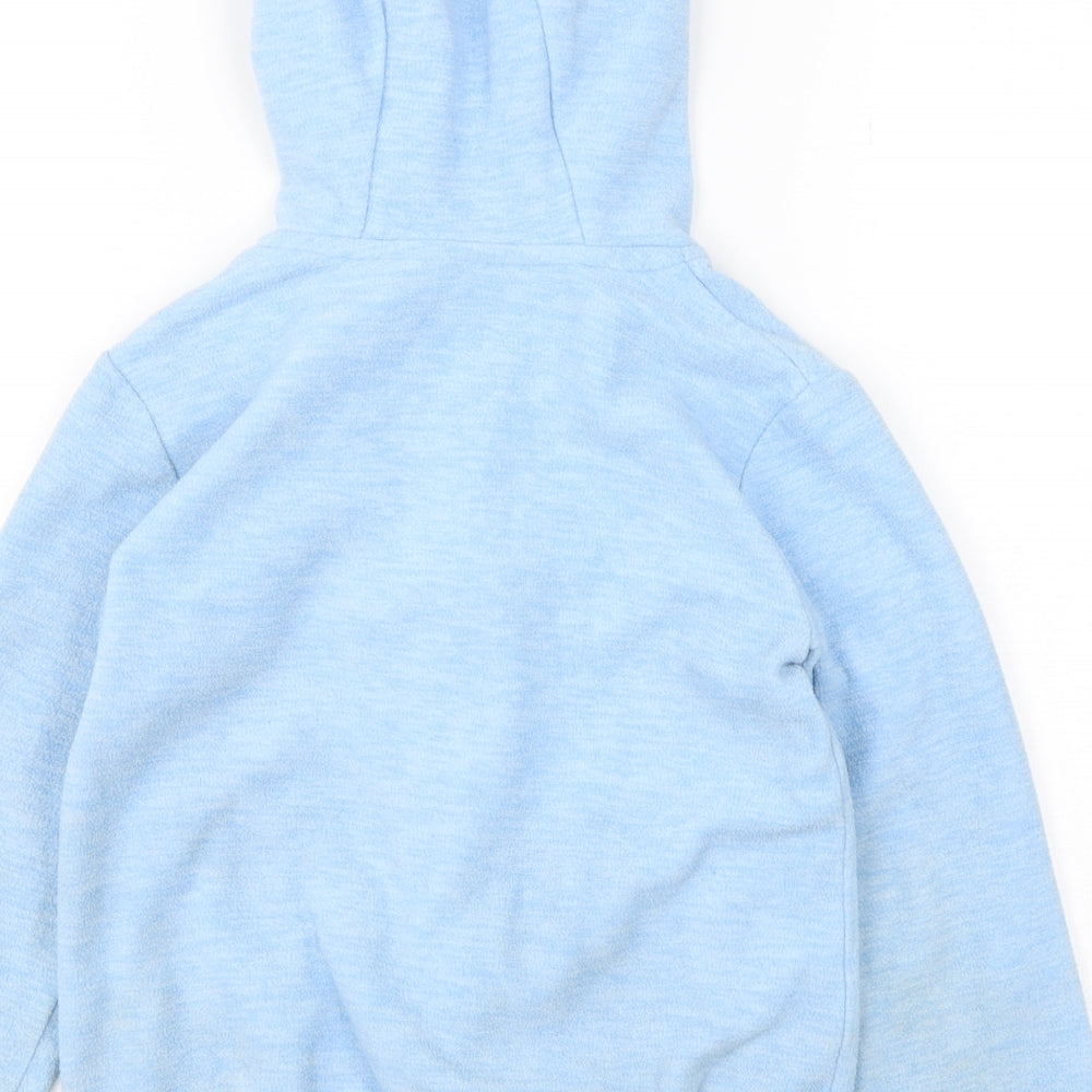 Dunnes Stores Boys Blue Polyester Full Zip Hoodie Size 6-7 Years Zip