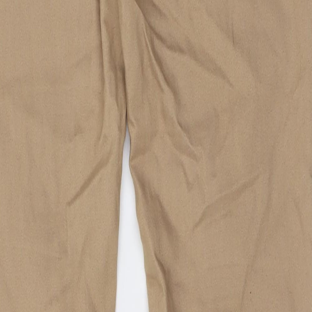 Primark Womens Brown Cotton Skinny Jeans Size 10 L30 in Regular Button