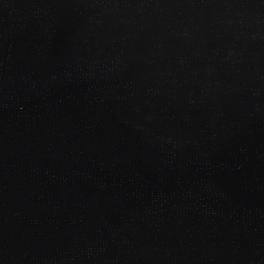Dorothy Perkins Womens Black V-Neck Acrylic Shrug Jumper Size 10