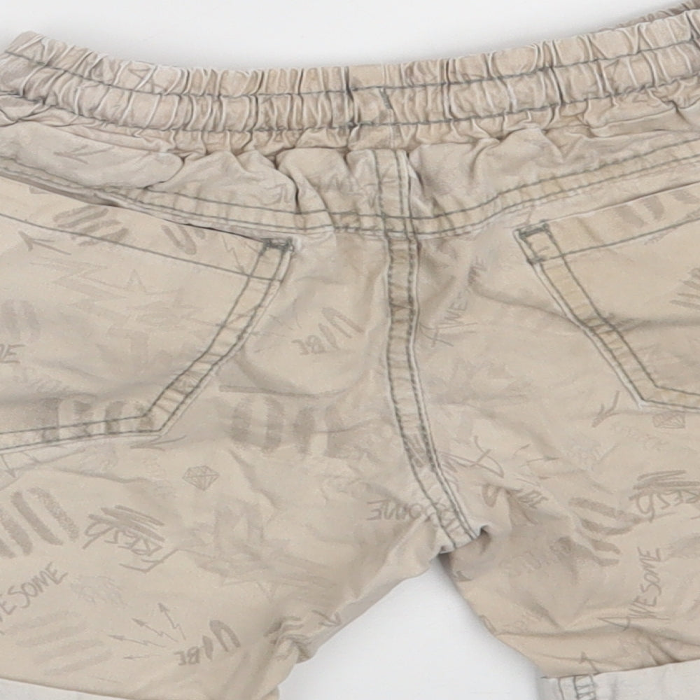mrp Boys Beige 100% Cotton Chino Shorts Size 4-5 Years Regular