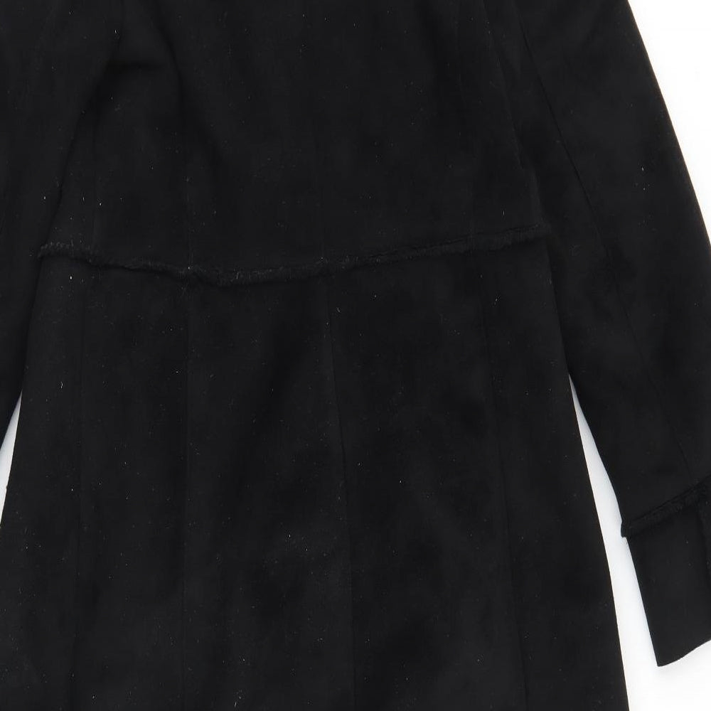 Marks and Spencer Womens Black Jacket Size 10 Tie