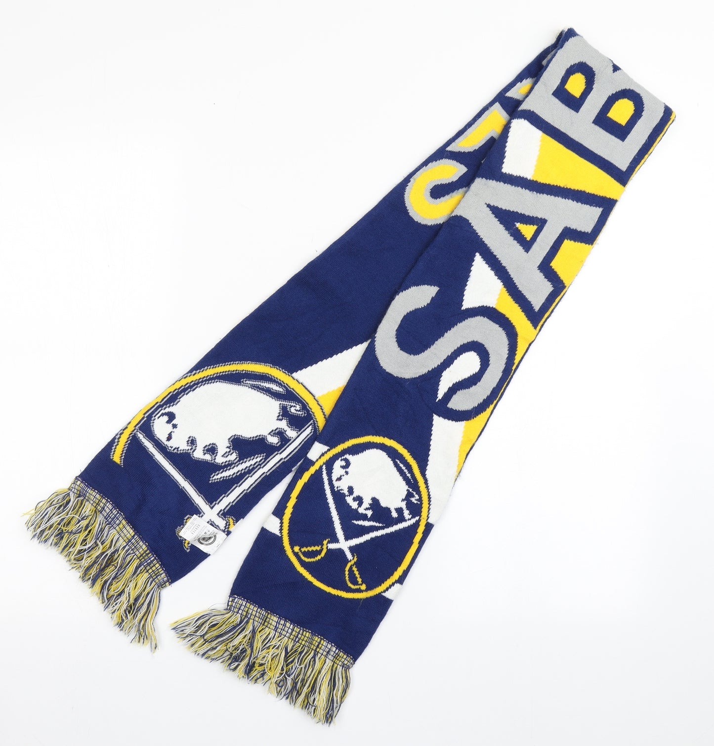 NHL Mens Blue Acrylic Scarf One Size - Sabres