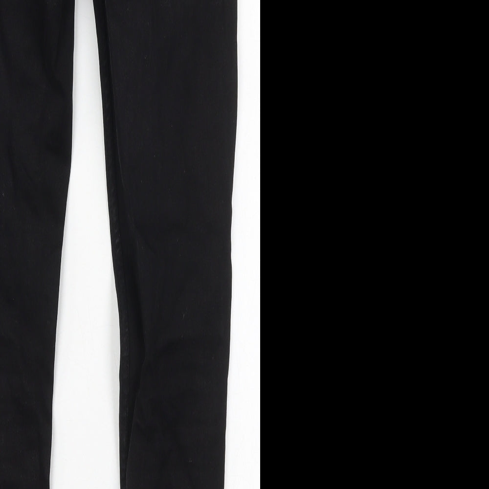 Denim Co Womens Black Cotton Skinny Jeans Size 8 L27 in Regular Button