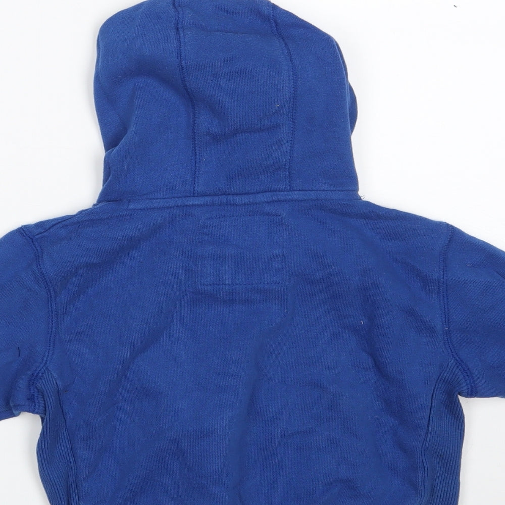 NEXT Boys Blue Cotton Pullover Hoodie Size 4 Years - New York -Skate Crew