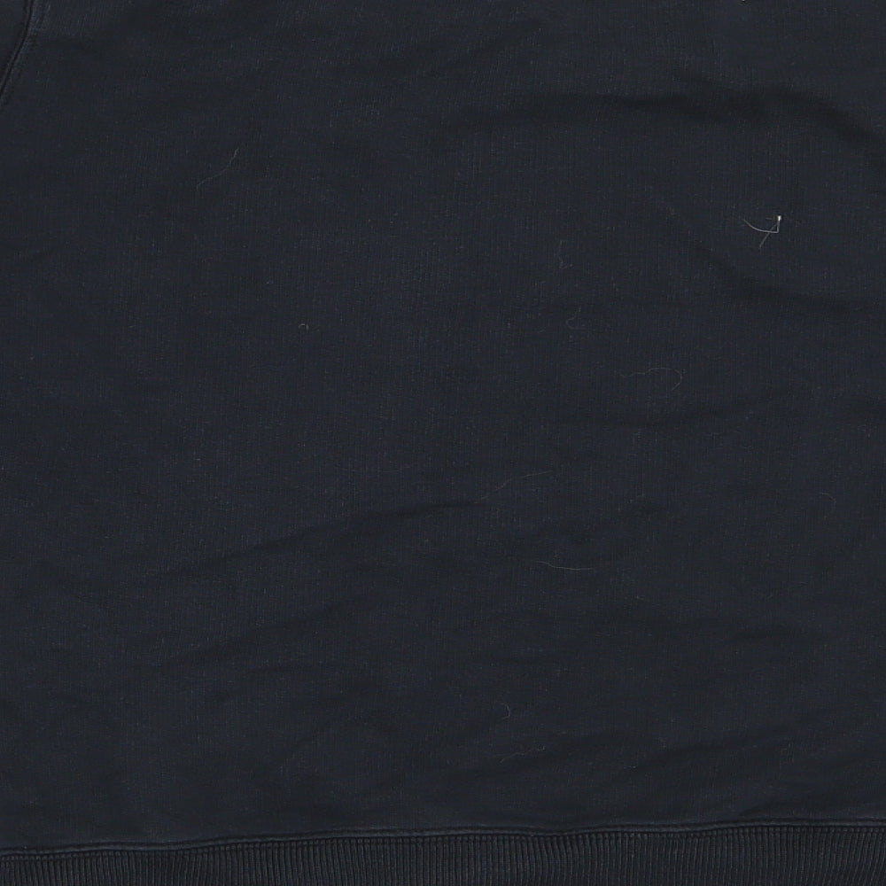 Aem Kei Womens Black 100% Cotton Pullover Sweatshirt Size L Pullover