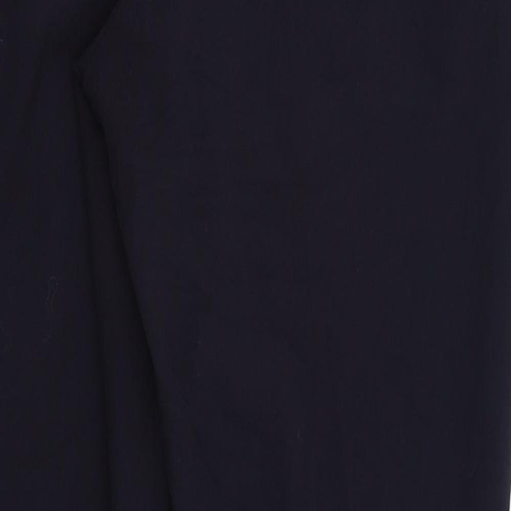 Red Herring Womens Blue Polyester Trousers Size 10 L28 in Regular Zip
