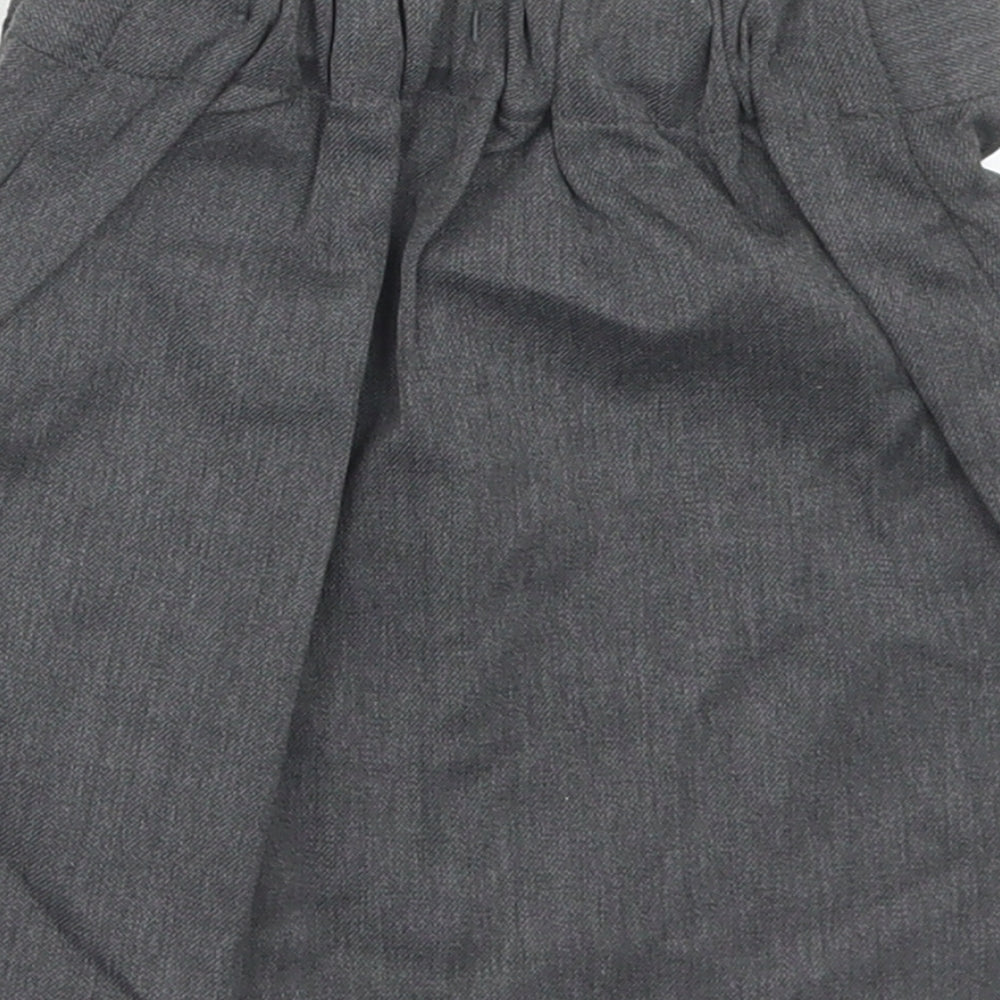 Matalan Girls Grey Polyester Pleated Skirt Size 3 Years Regular - School Wear