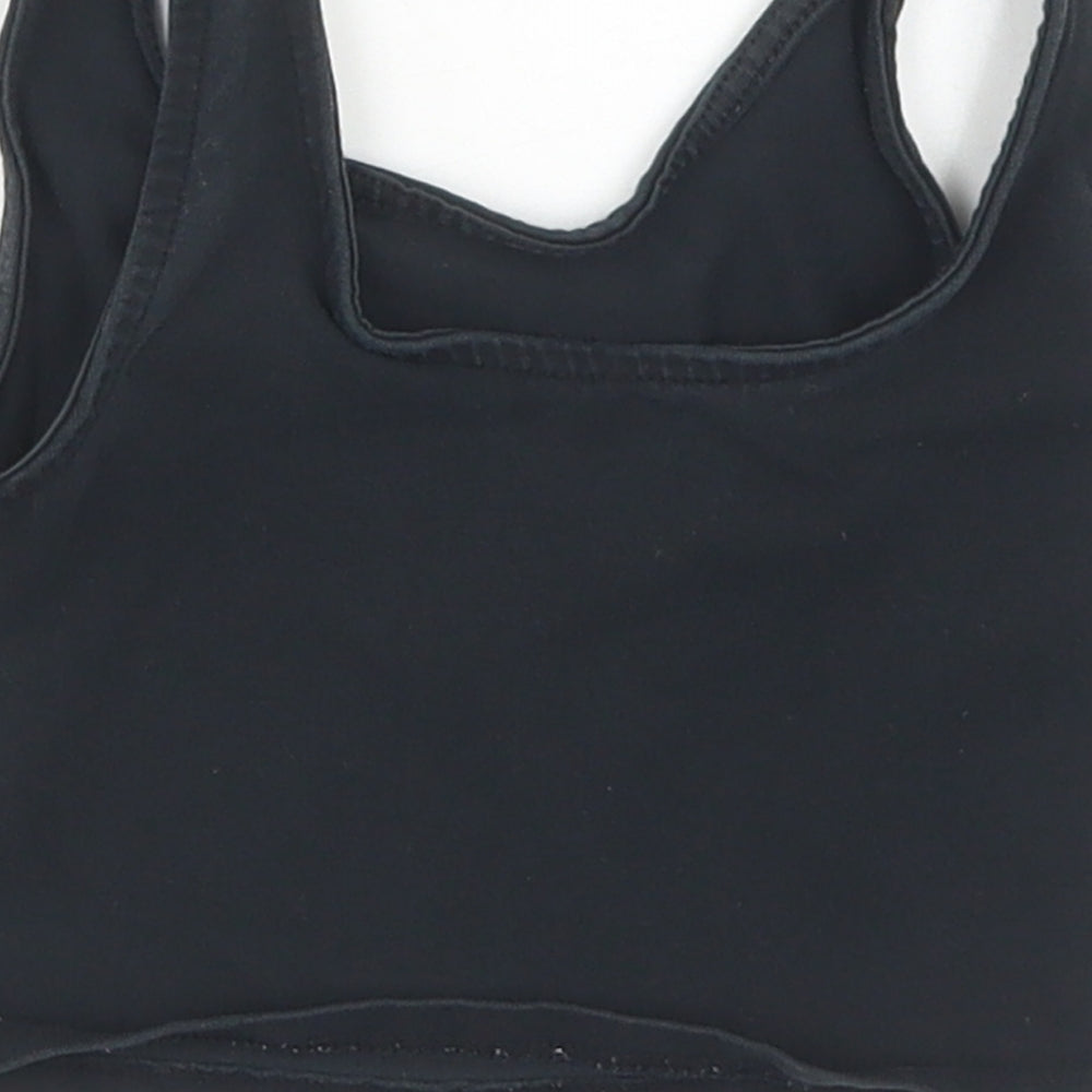 George Girls Black Cotton Cropped Tank Size 4-5 Years Round Neck - Endless Vibes