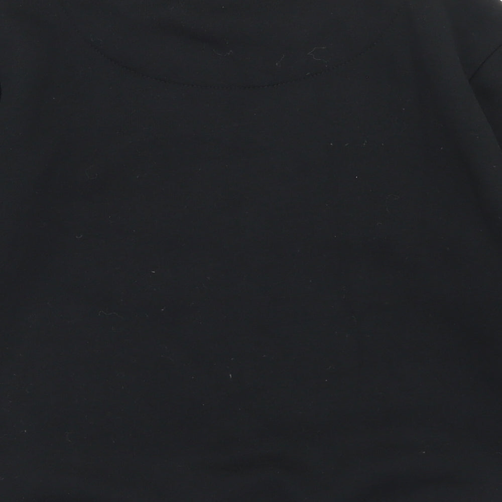 Rebel Boys Black Polyester Pullover Sweatshirt Size 8-9 Years - Team Player