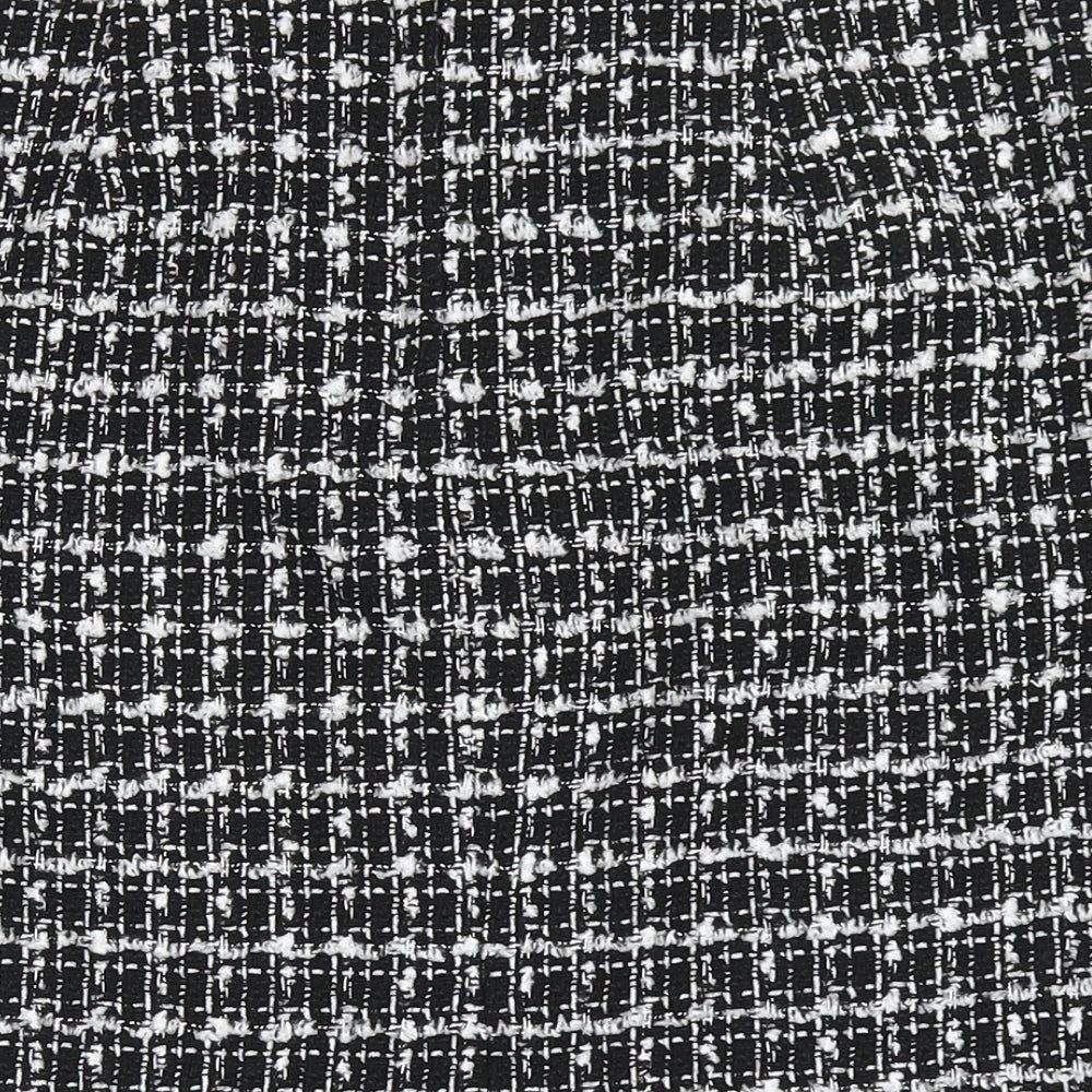 George Womens Black Polyester A-Line Skirt Size 14 Zip