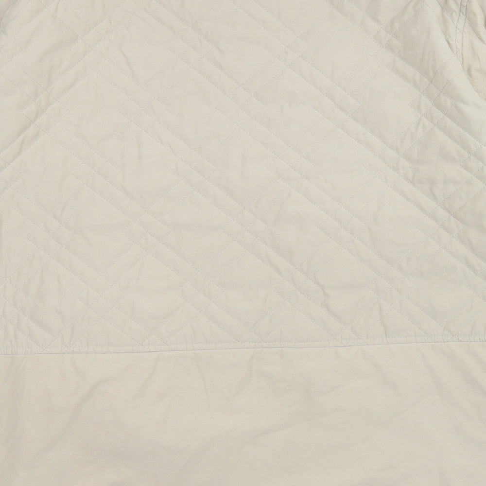 Gerry Weber Womens Green Quilted Coat Size 12 Zip