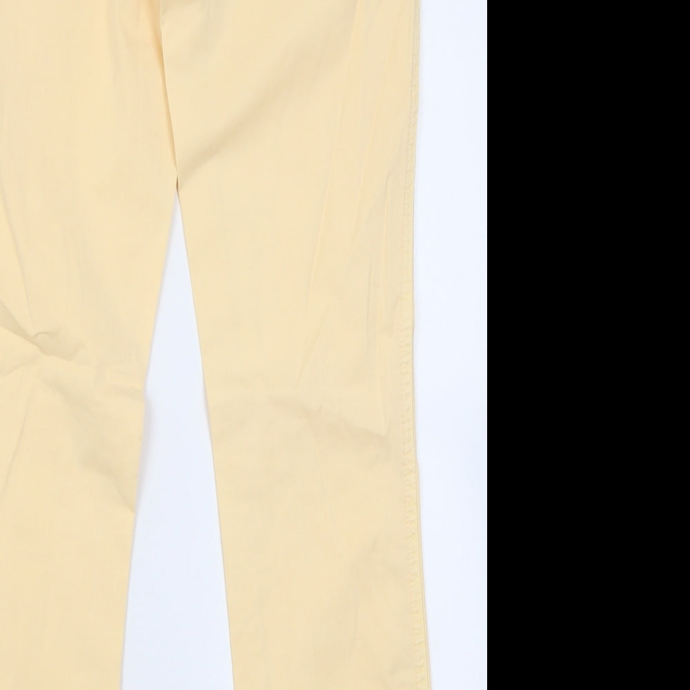 MiH Jeans Womens Orange Cotton Cropped Jeans Size 28 L28 in Regular Button