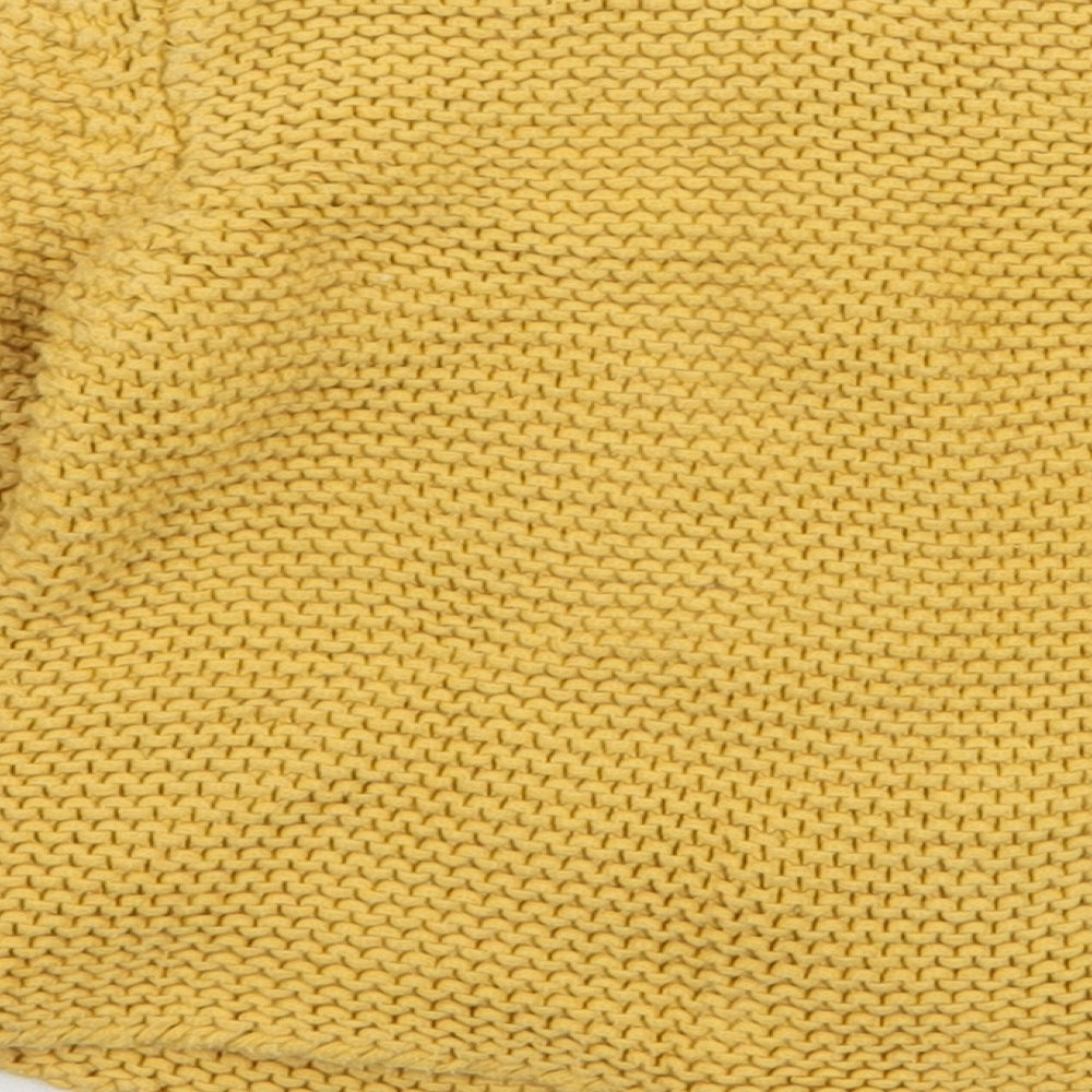 John Lewis Baby Yellow 100% Cotton Cardigan Jumper Size 6-9 Months Button
