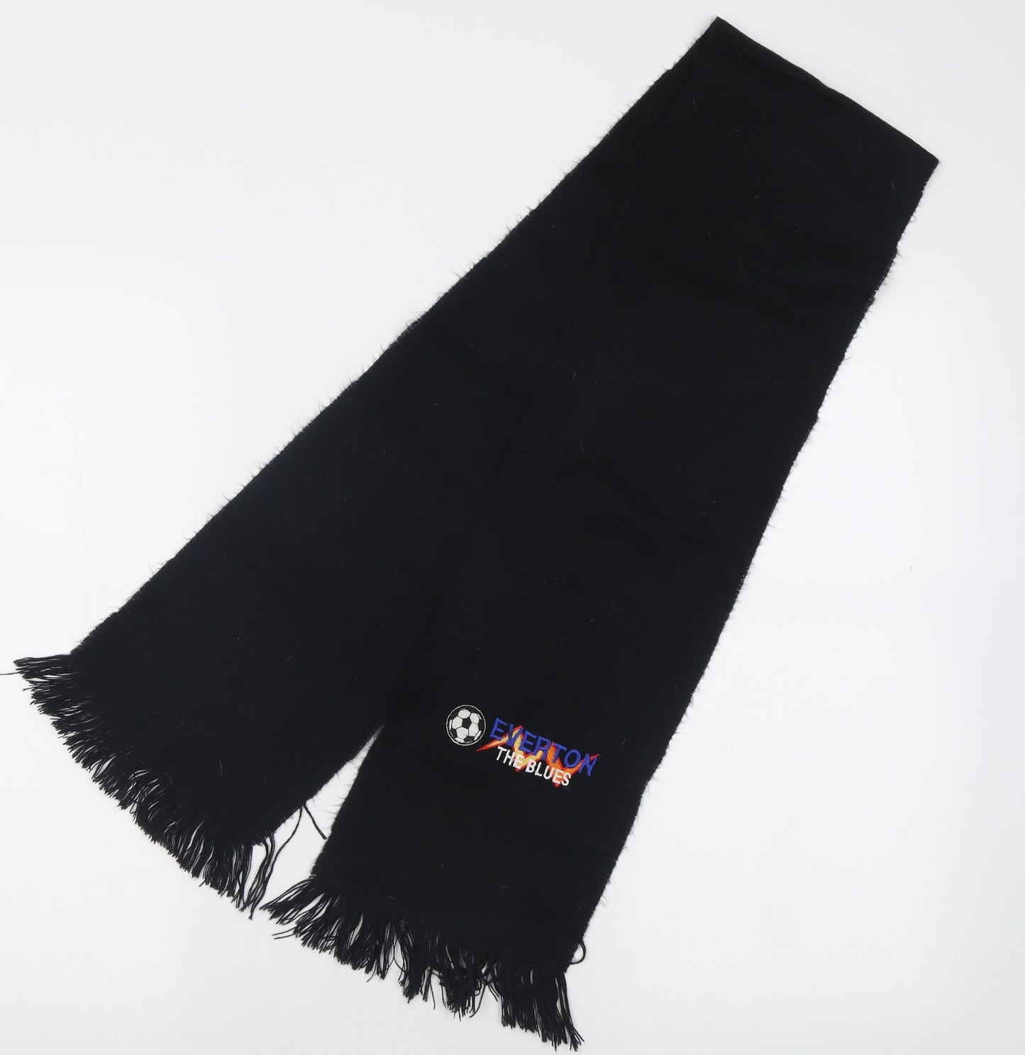EVERTON Boys Black Acrylic Scarf One Size - Everton