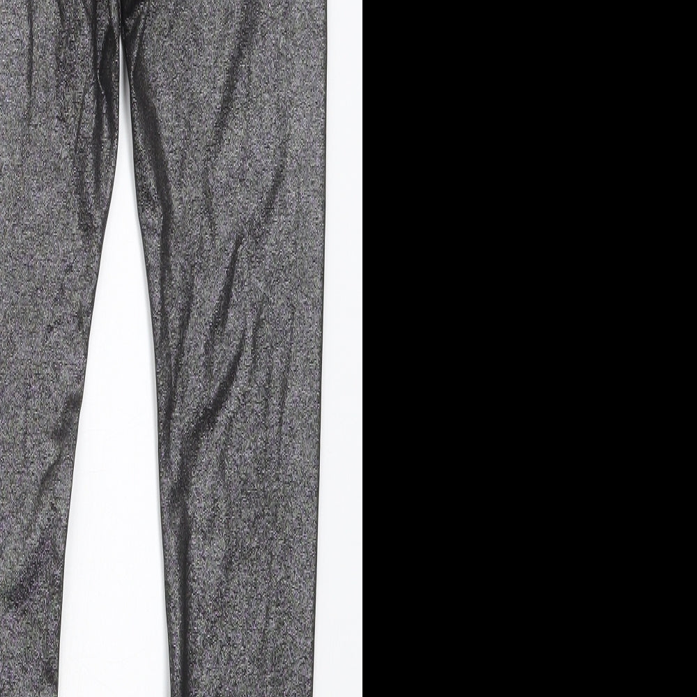 F&F Girls Grey Polyester Carrot Trousers Size 12-13 Years Regular