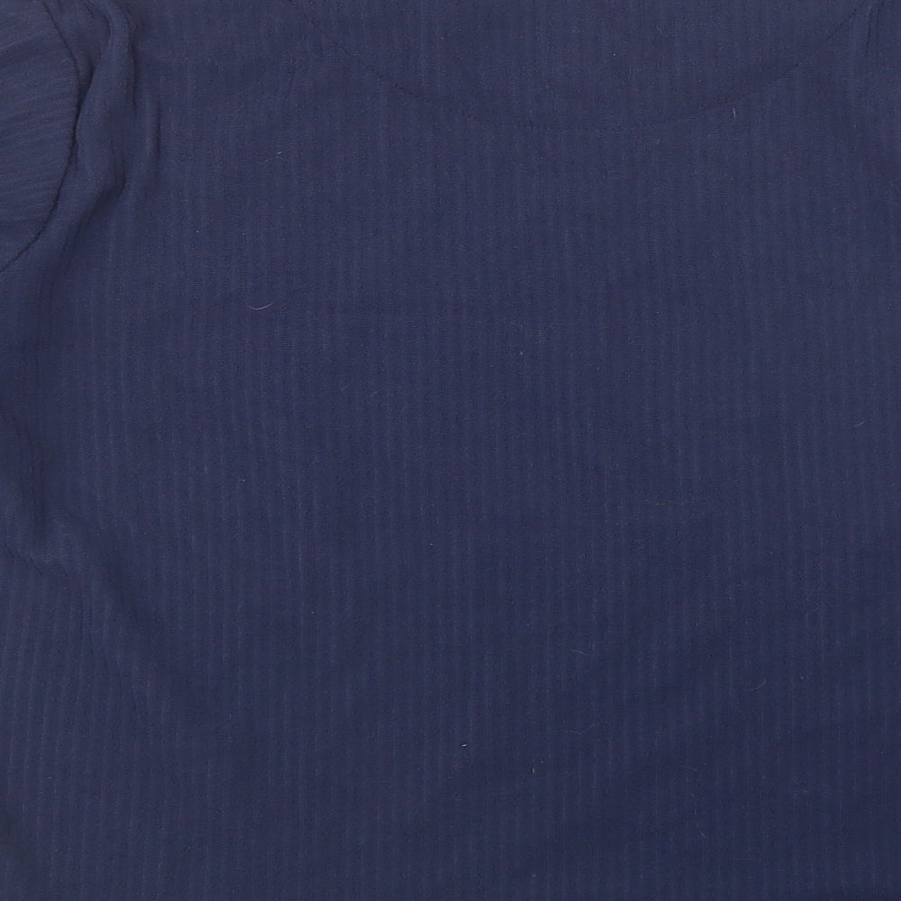 Cargo Bay Womens Blue Polyester Top Lounge Set Size S