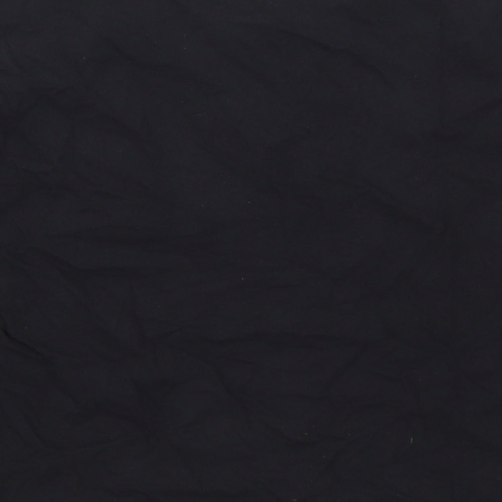 Fruit of the Loom Boys Black Cotton Basic T-Shirt Size 3-4 Years Crew Neck Pullover - Unspeakable